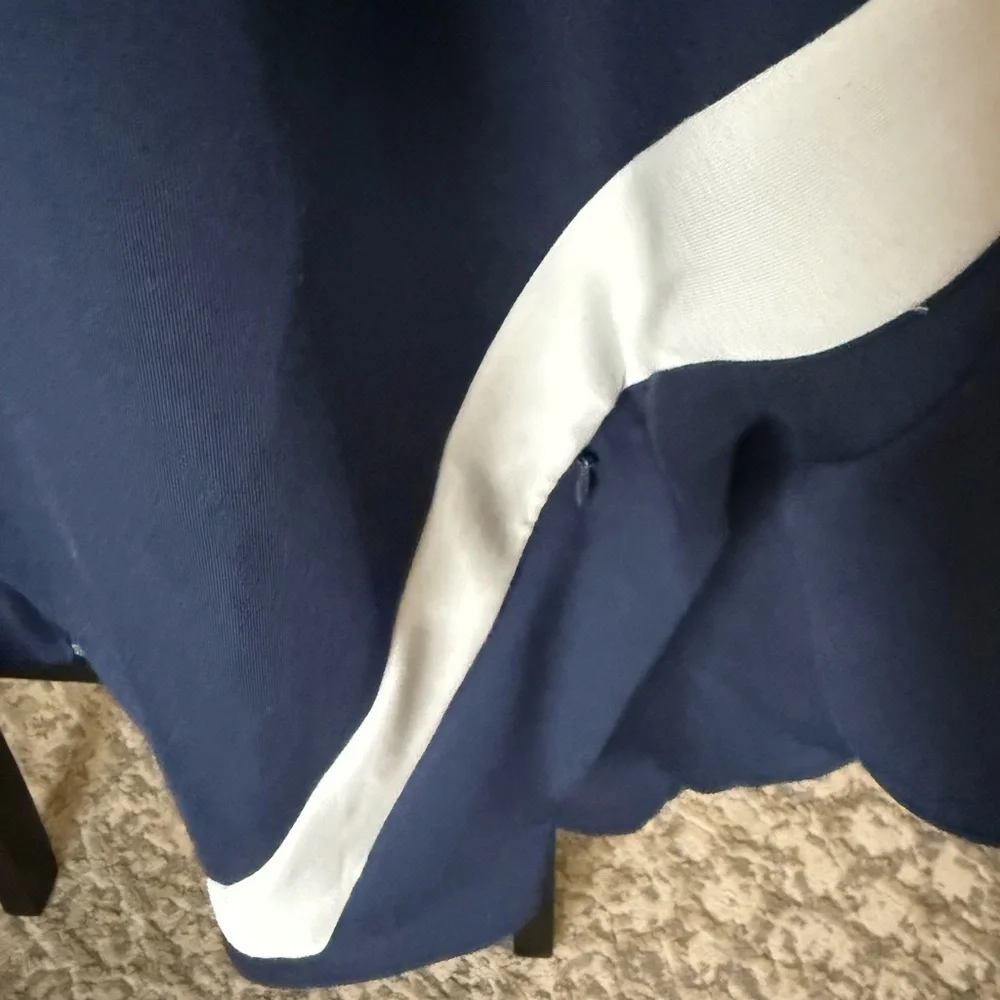 NWT SPANX AirEssentials® Pique Full Zip Plus Size Track Jacket, Navy, 1X